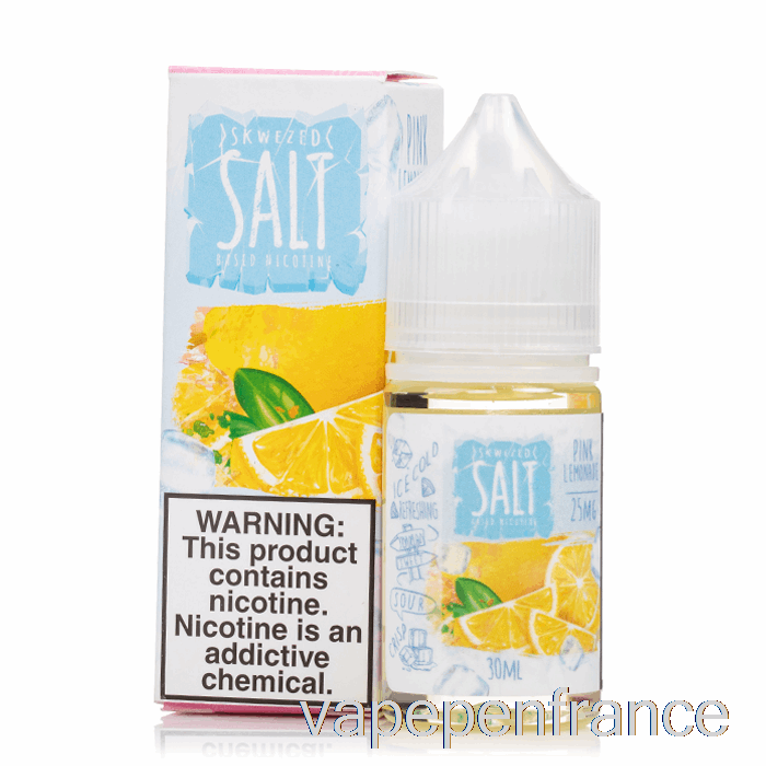 Limonade Rose Glacée - Sels Skwezed - Stylo Vape 30 Ml 50 Mg